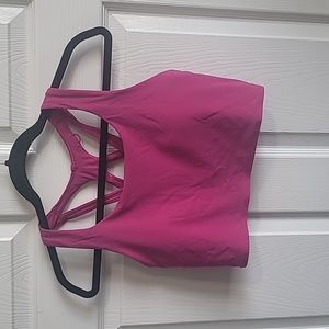 Lululemon Stash It Bra Crop Ripened Raspberry